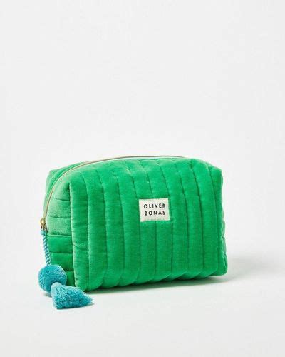 oliver bonas wash bag|oliver bonas velvet makeup bag.